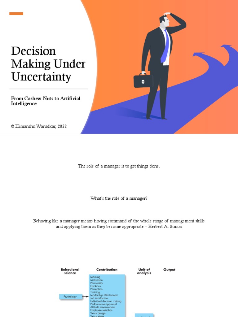 Content image for Making Informed Decisions Amidst Market Uncertainty.
